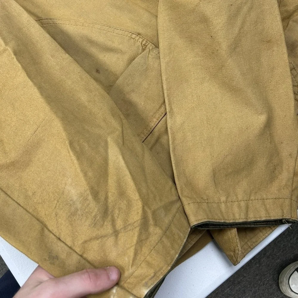 Winchester Field Jacket Mens Tan Fair Canvas Corduroy Shooting Hunting Coat